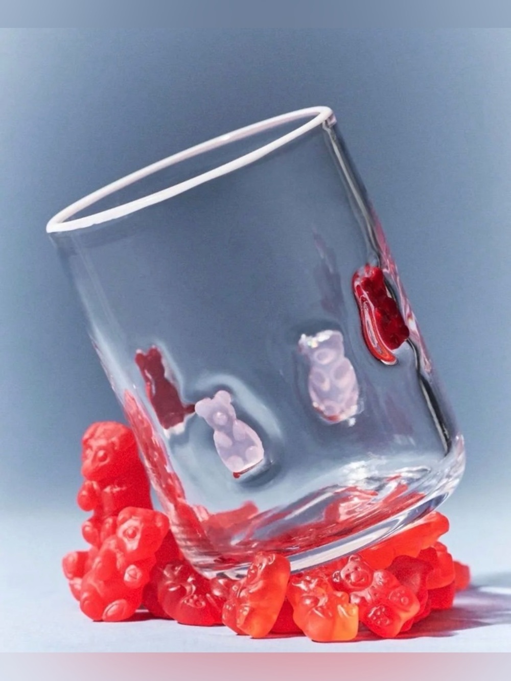 Anthropologie Icon Juice Glass, Gummy Bear NIB